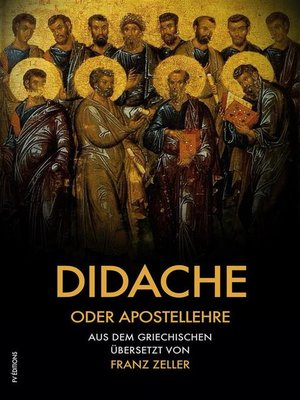 cover image of Didache oder Apostellehre